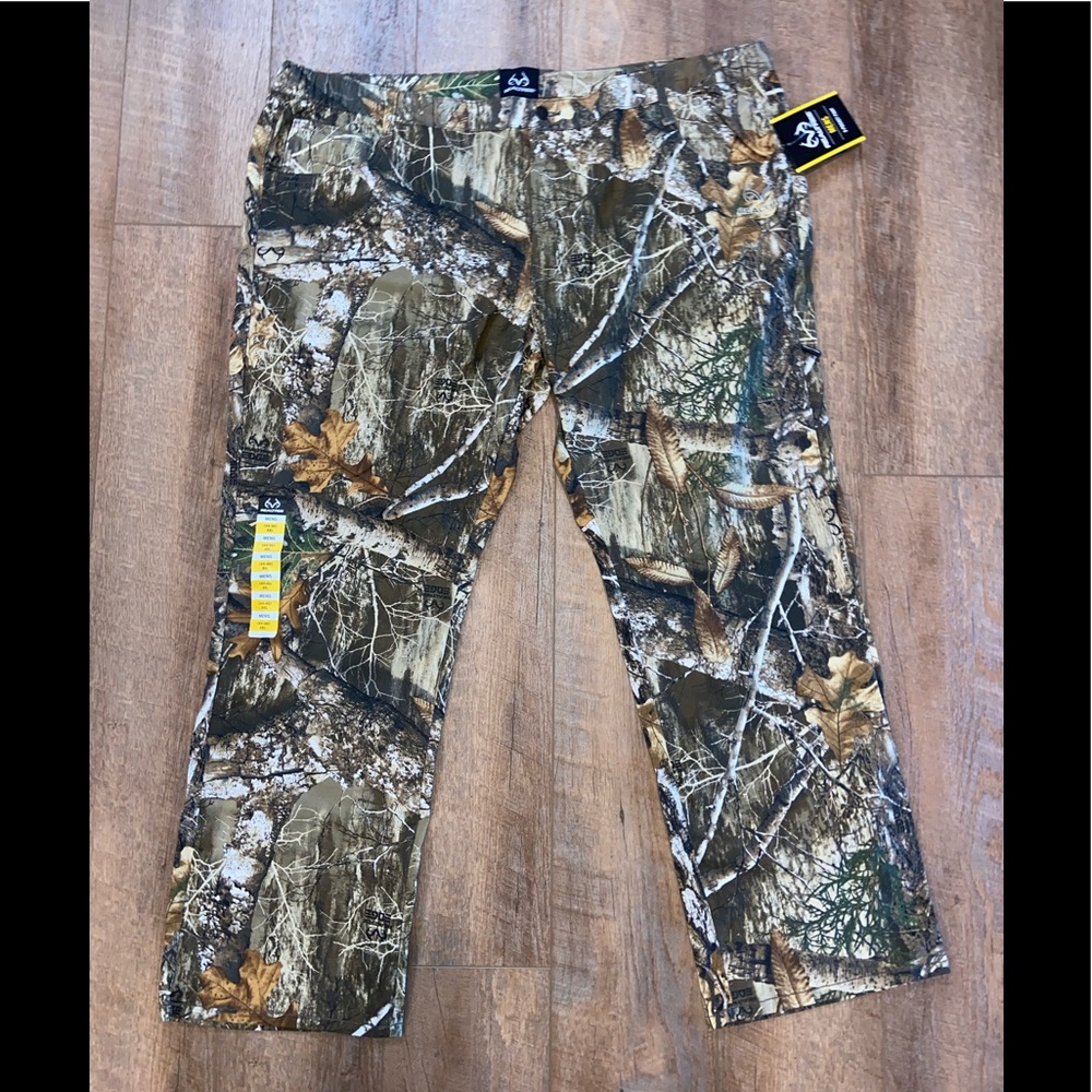Real tree Edge Camo Men's Pants 5 Pocket Flex Jeans Deer Hunting NEW Multi SZ